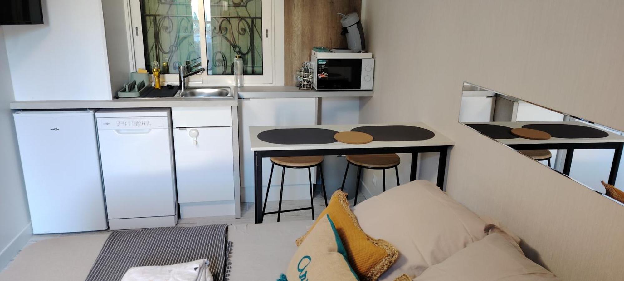 Studio Cosy Balneo Avec Jardin Le Barcarès Eksteriør bilde